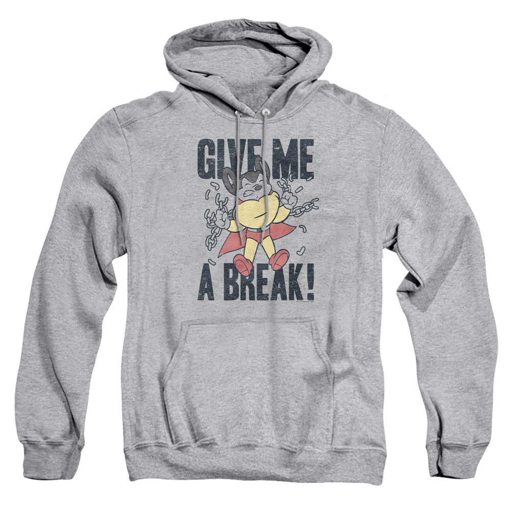 Mighty Mouse Give Me a Break Pullover Hoodie