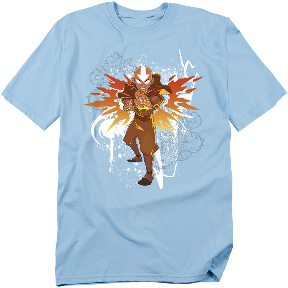 Avatar: The Last Airbender Flower And Fish Aang T-Shirt