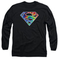 Superman Tie Dye Logo Long Sleeve T-Shirt