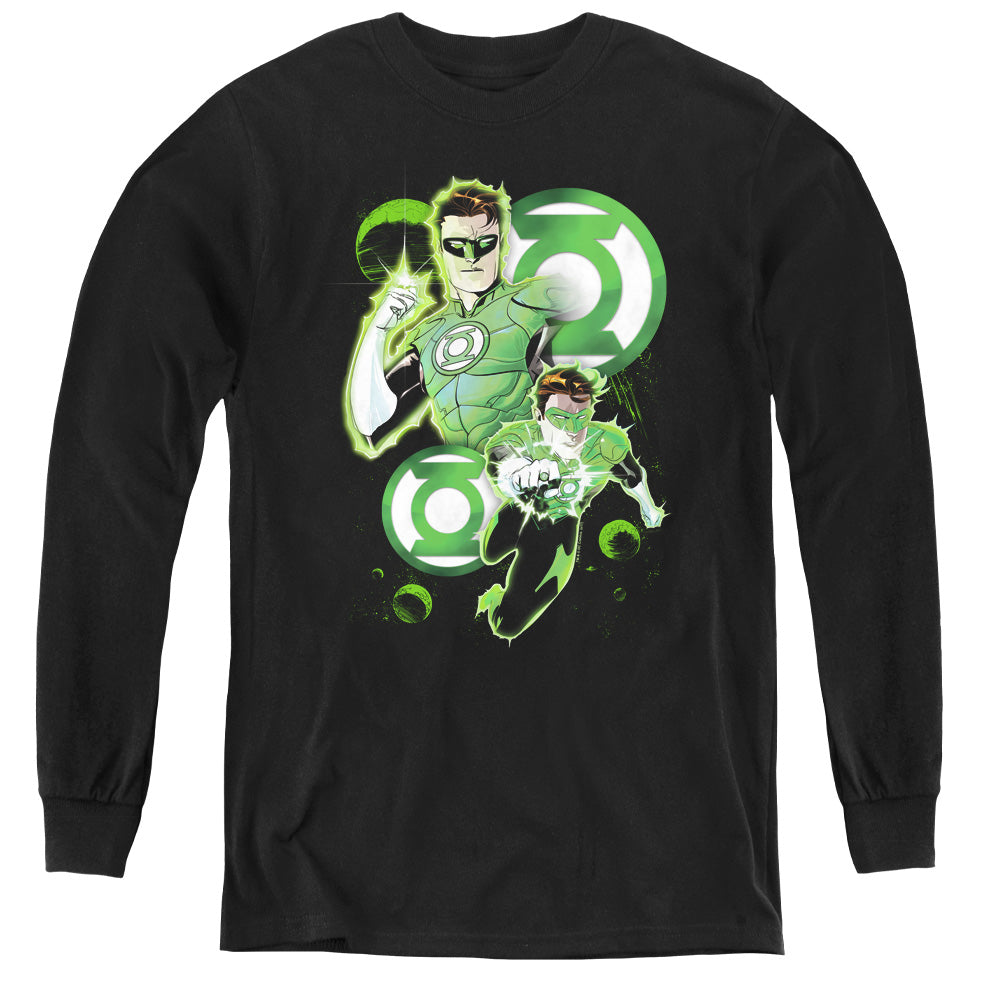 Justice League Gl In Action Youth Long Sleeve T-Shirt