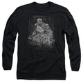 Batman Pencilled Rain Long Sleeve T-Shirt