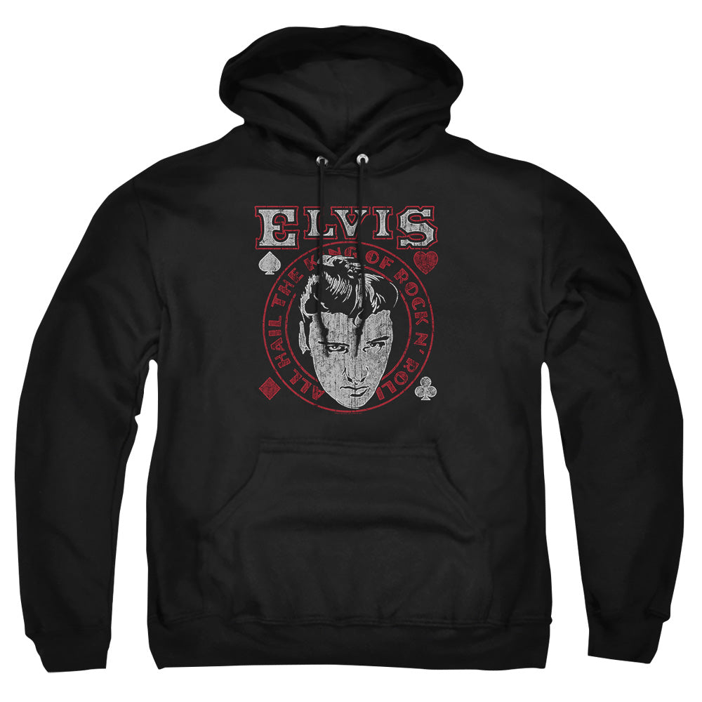 Elvis Presley Hail The King Pullover Hoodie
