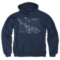 Star Trek Enterprise Blueprint Pullover Hoodie
