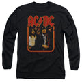 AC/DC Group Distressed Long Sleeve T-Shirt