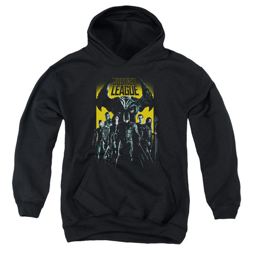 Justice League Stand Up To Evil Youth Hoodie
