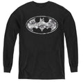 Batman Urban Camo Shield Youth Long Sleeve T-Shirt