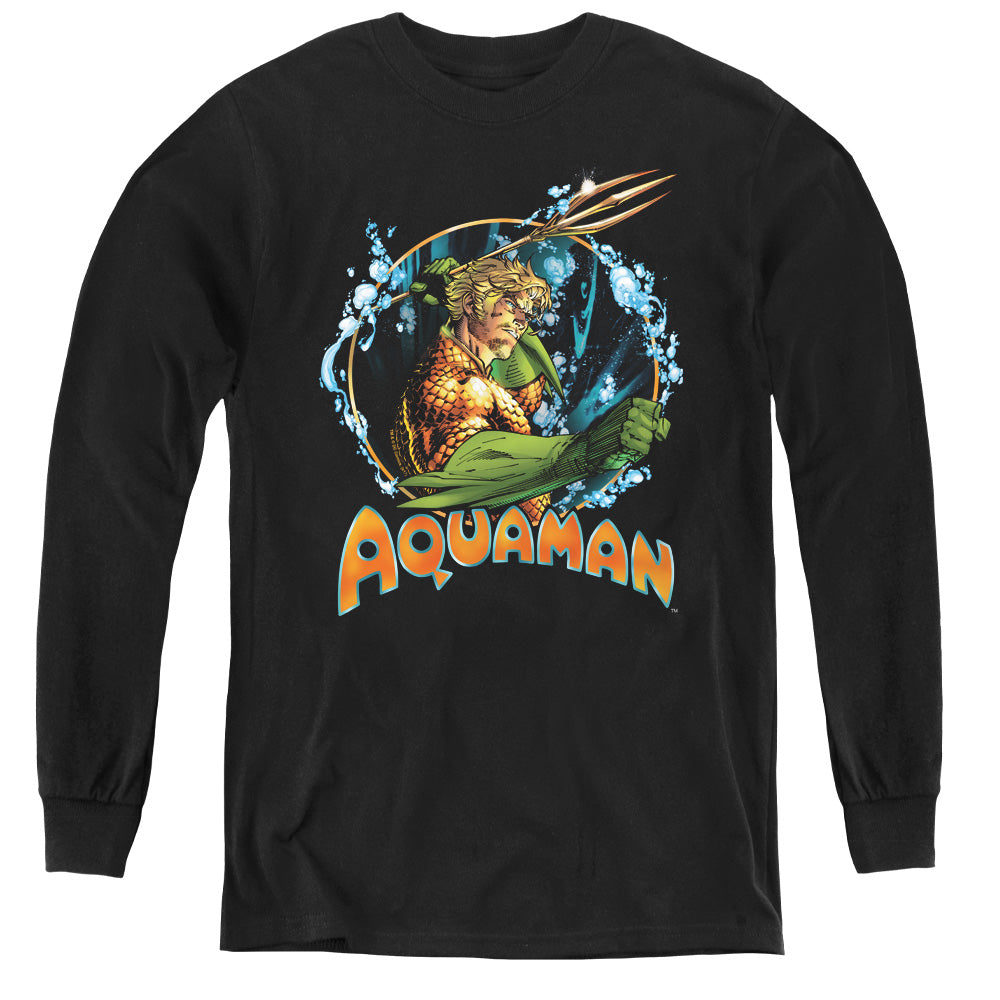 Justice League Ruler Of The Seas Youth Long Sleeve T-Shirt