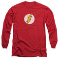 The Flash Rough Flash Logo Long Sleeve T-Shirt