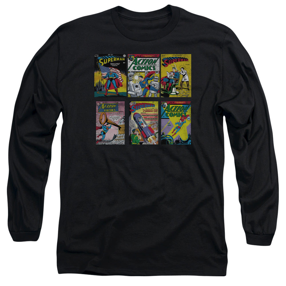 Superman Sm Covers Long Sleeve T-Shirt
