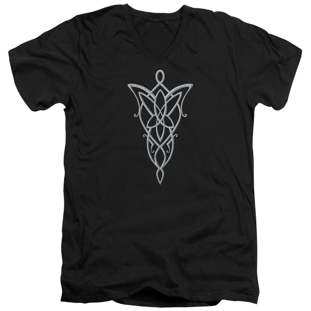 Lord of the Rings Arwen Necklace V-Neck T-Shirt