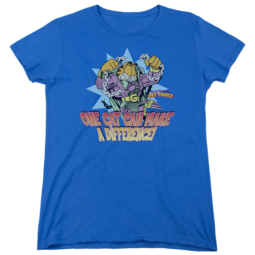 Garfield Make A Difference Womens T-Shirt
