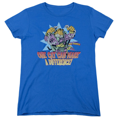 Garfield Make A Difference Womens T-Shirt