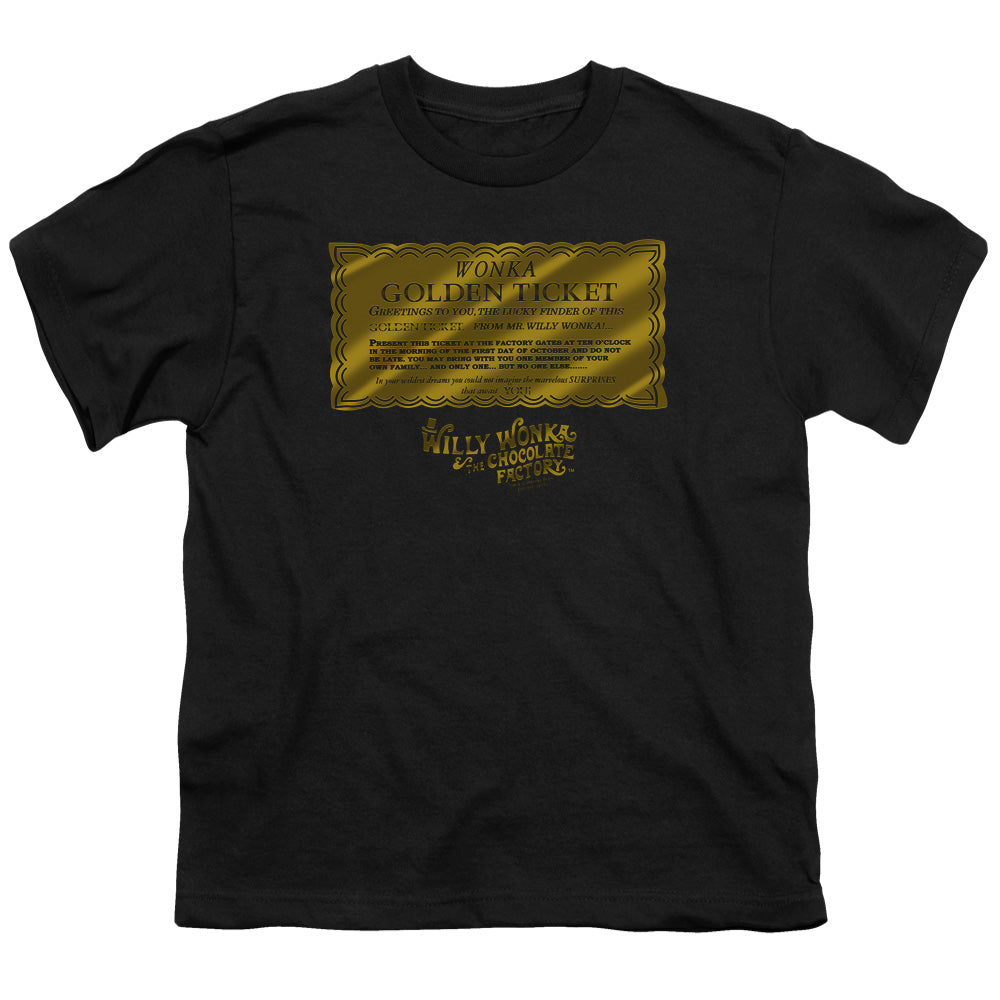 Willy Wonka & the Chocolate Factory Golden Ticket Youth/Toddler T-Shirt
