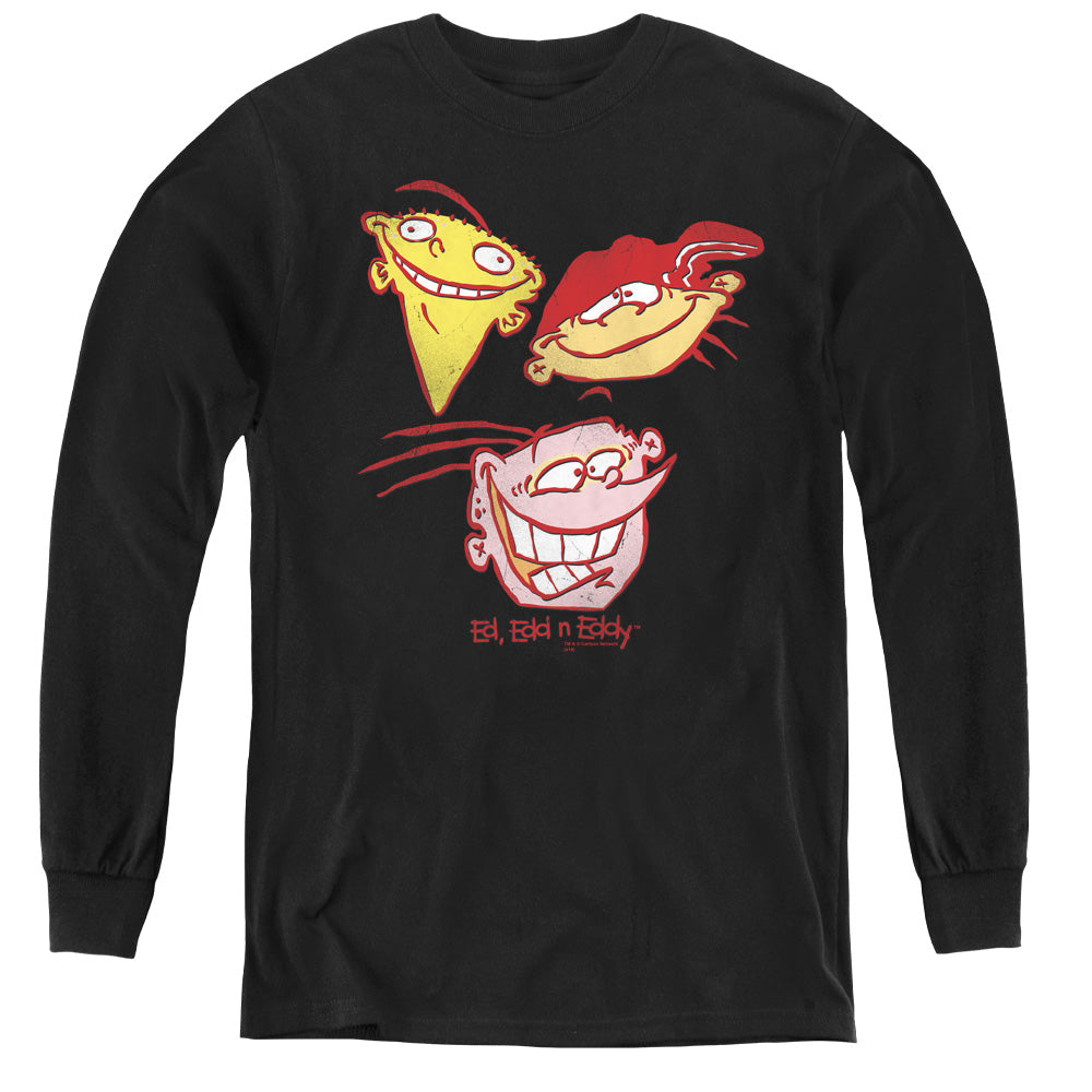 Ed Edd n Eddy Three Heads Youth Long Sleeve T-Shirt