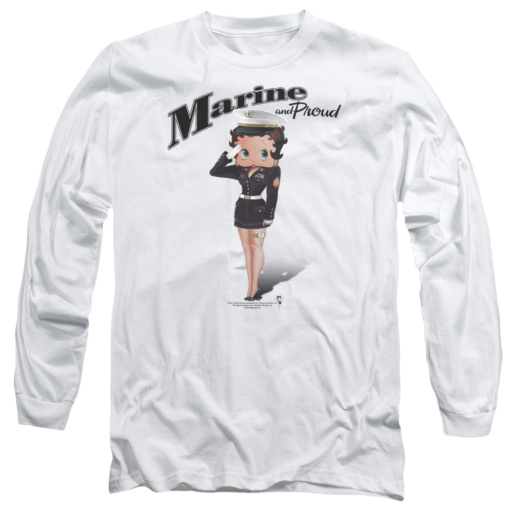 Betty Boop Marine Boop Long Sleeve T-Shirt