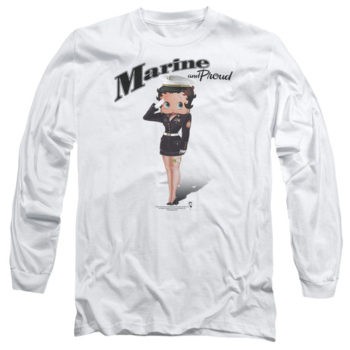 Betty Boop Marine Boop Long Sleeve T-Shirt