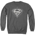 Superman Tribal Steel Logo Crewneck Sweatshirt