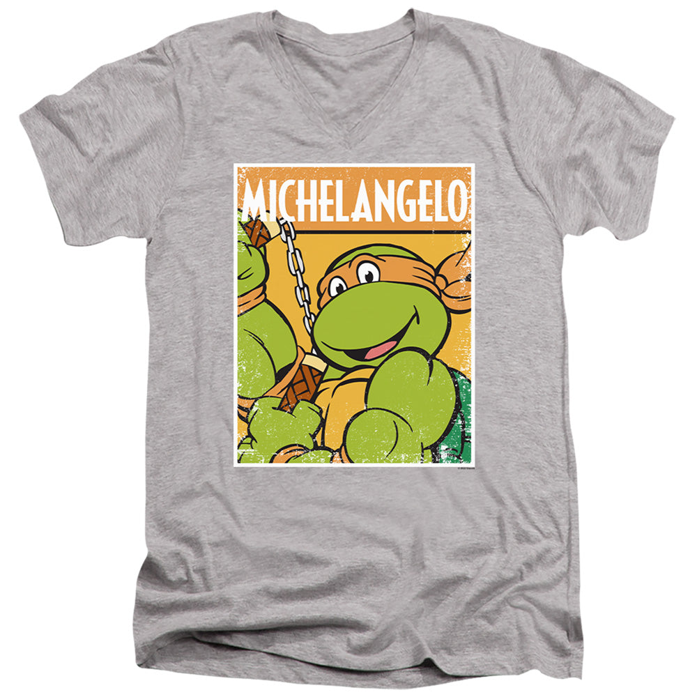 Teenage Mutant Ninja Turtles Mikey V-Neck T-Shirt