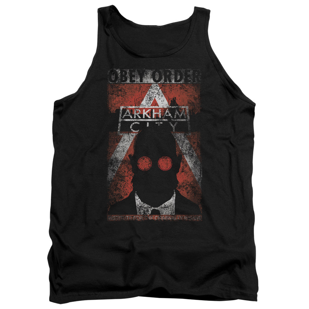 Batman Obey Order Poster Tank Top