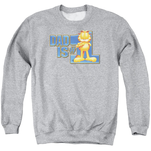 Garfield Dad Is Number One Crewneck Sweatshirt