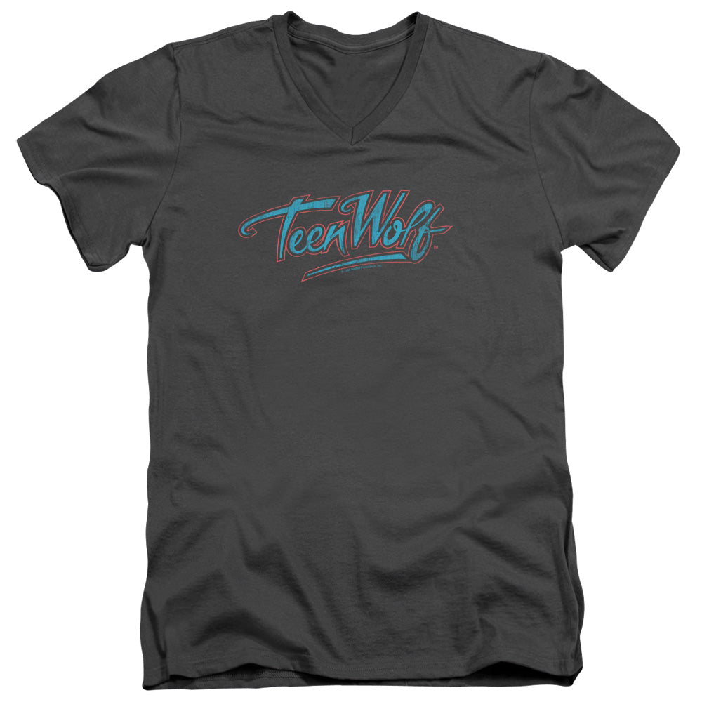 Teen Wolf Neon Logo V-Neck T-Shirt