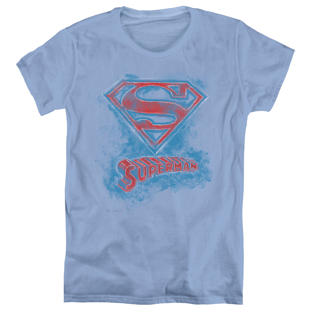 Superman Its Sketchy Womens T-Shirt