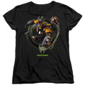 Transformers Battletrap Circle Frame Womens T-Shirt