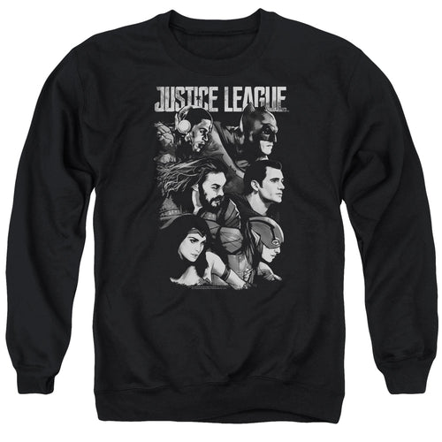 Justice League Pushing Forward Crewneck Sweatshirt