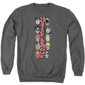 Green Lantern Stacked Justice Crewneck Sweatshirt