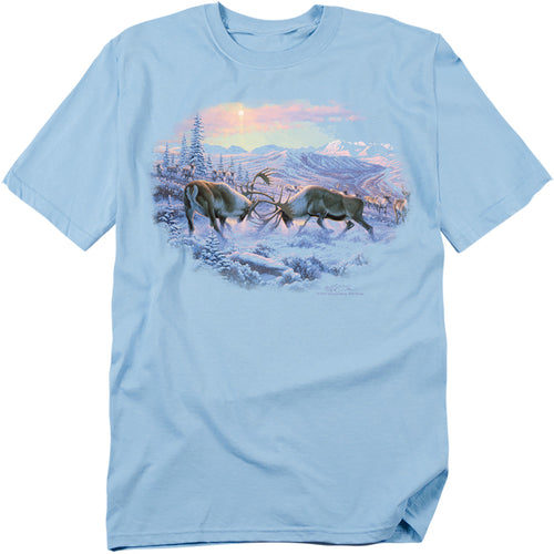 Wild Wings Battling Bulls Caribou T-Shirt