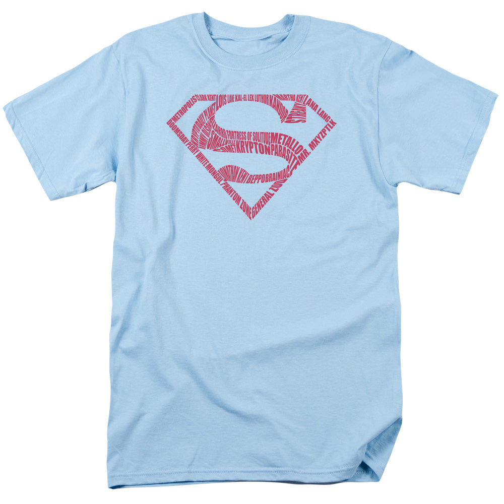 Superman Word Shield T-Shirt