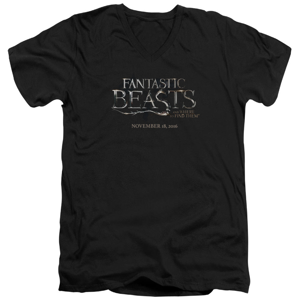 Fantastic Beasts Logo V-Neck T-Shirt