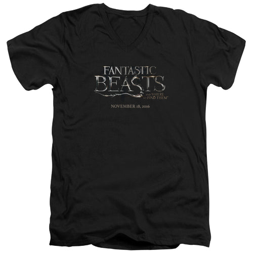 Fantastic Beasts Logo V-Neck T-Shirt