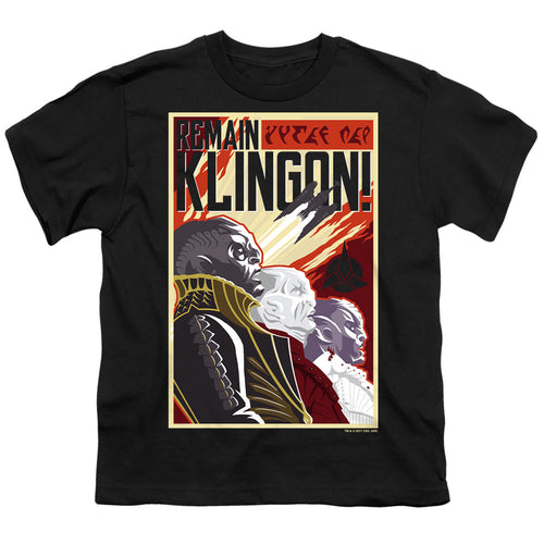 Star Trek Discovery Remain Klingon Poster Youth/Toddler T-Shirt