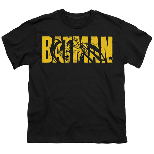 The Batman Text on Black Youth/Toddler T-Shirt