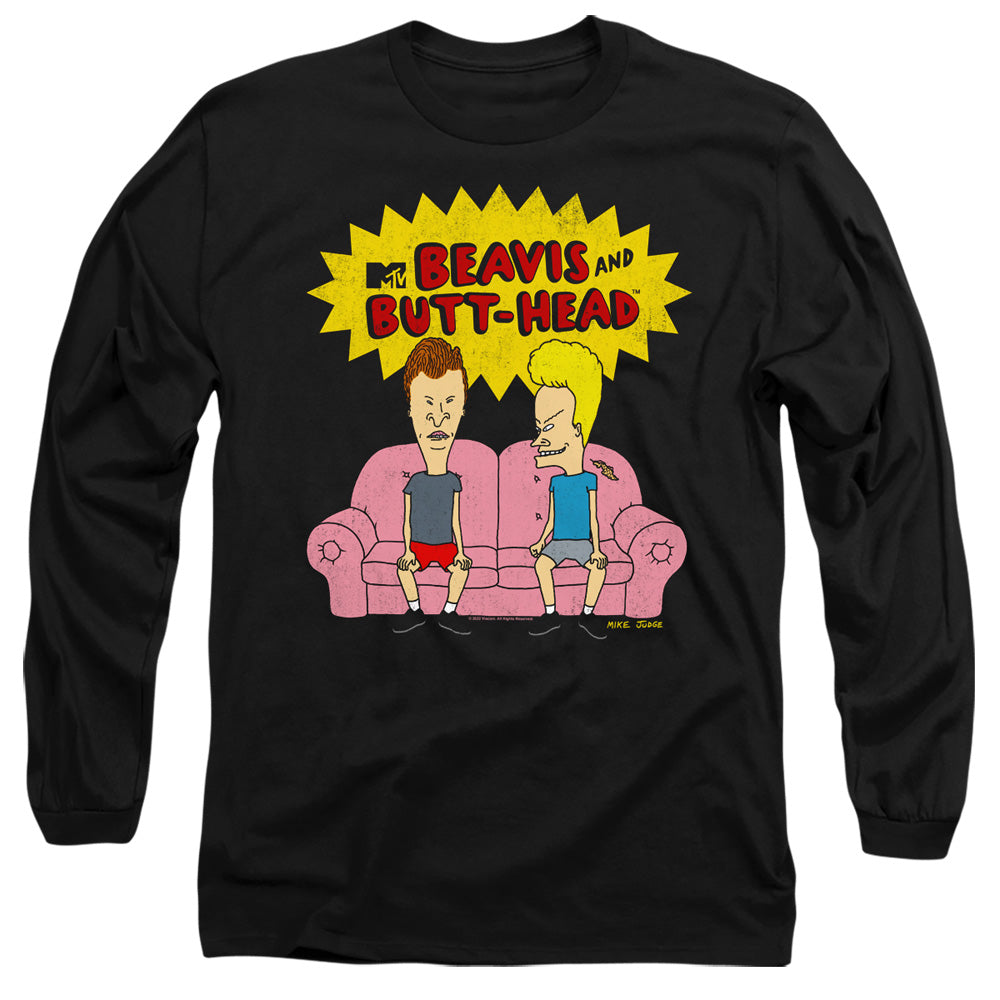 Beavis and Butthead Couch Logo Og Long Sleeve T-Shirt