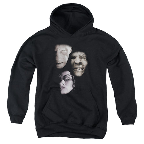 Harry Potter Villian Heads Youth Hoodie