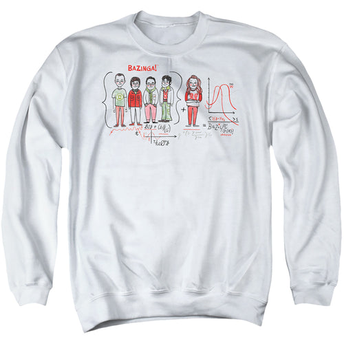 Big Bang Theory Bazinga Equation Crewneck Sweatshirt