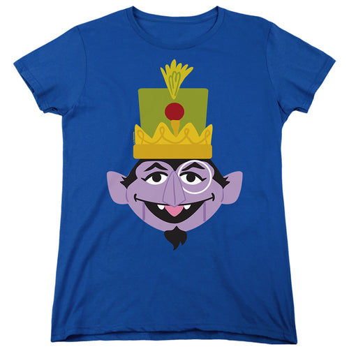 Sesame Street Christmas Nutcracker Count Womens T-Shirt