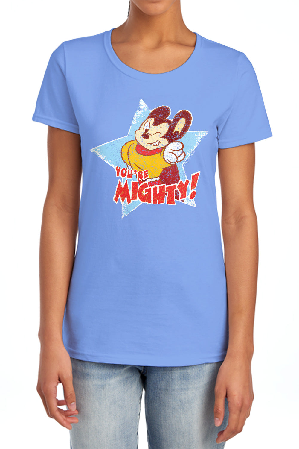 Mighty Mouse Youre Mighty Womens T-Shirt