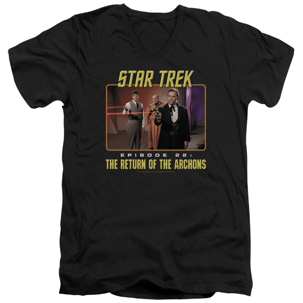 Star Trek The Return of the Archons V-Neck T-Shirt