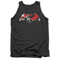 Batman v Superman Armor Splatter Logo Tank Top