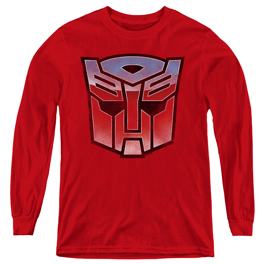 Transformers Vintage Autobot Logo Youth Long Sleeve T-Shirt