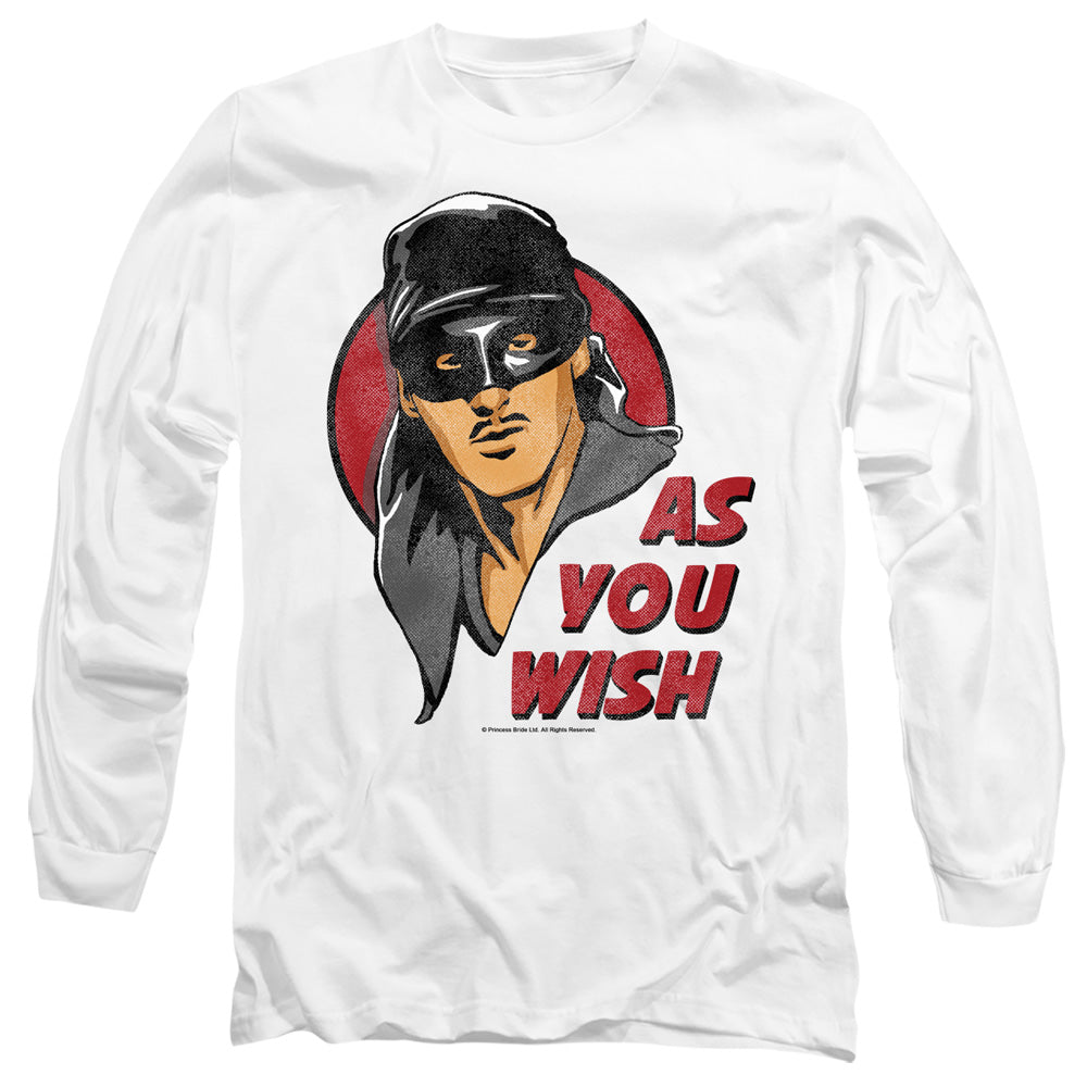 The Princess Bride As You Wish White Long Sleeve T-Shirt