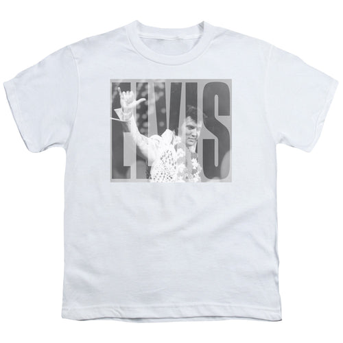 Elvis Presley Aloha Gray Youth/Toddler T-Shirt