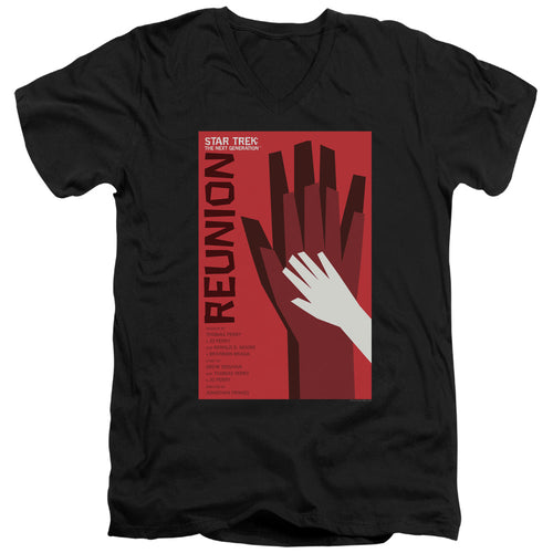 Star Trek Reunion Black V-Neck T-Shirt