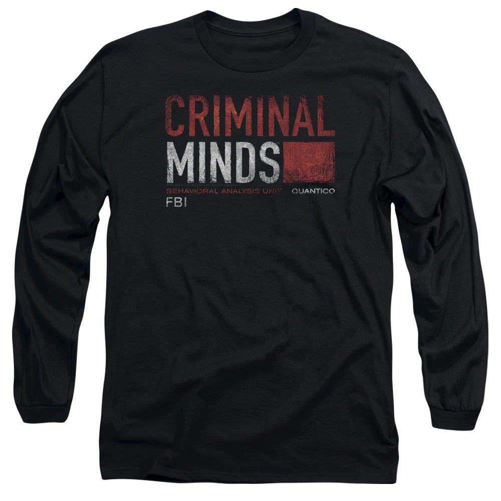 Criminal Minds Title Card Long Sleeve T-Shirt