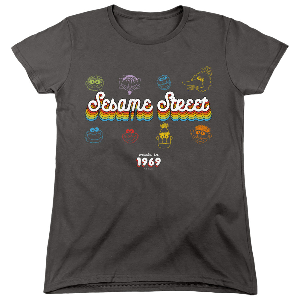 Sesame Street Made in 1969 Womens T-Shirt