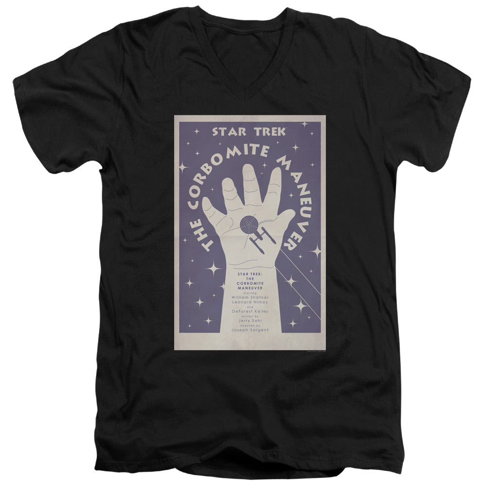 Star Trek The Corbomite Maneuver Black V-Neck T-Shirt