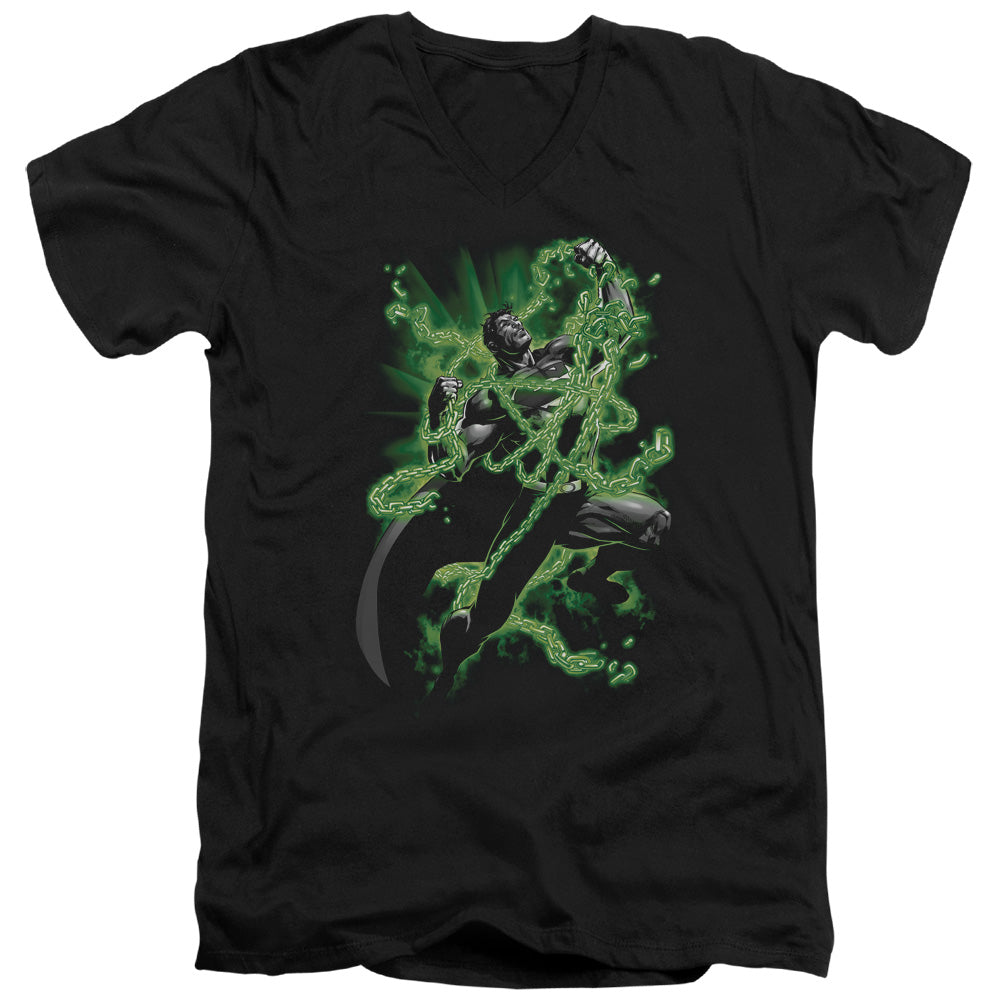 Superman Kryptonite Chains V-Neck T-Shirt